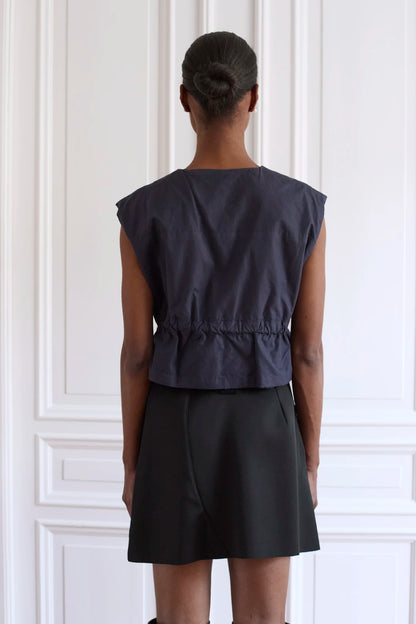 Ofia Denim Reversible Parka Vest