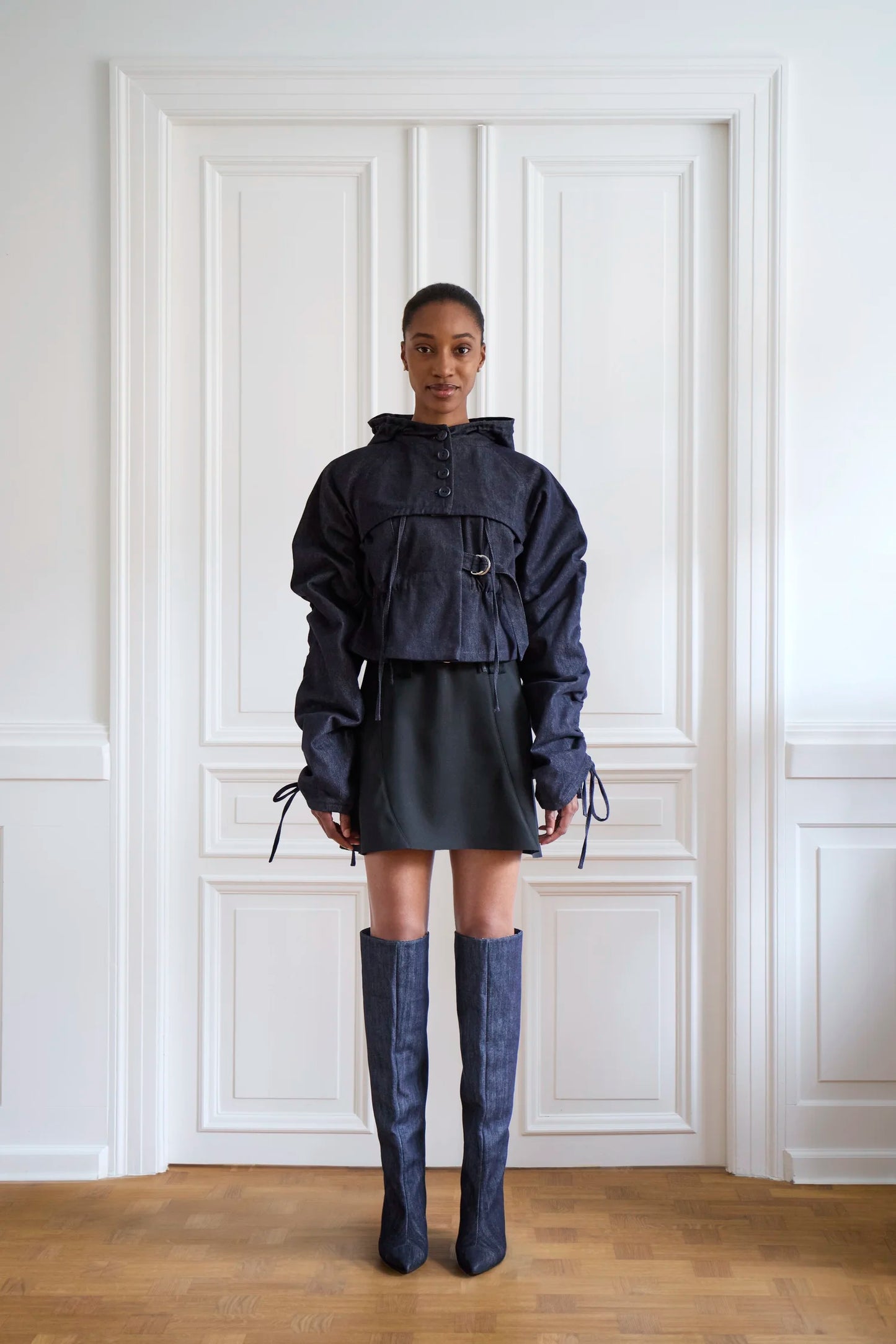 Ofia Denim Reversible Parka Vest