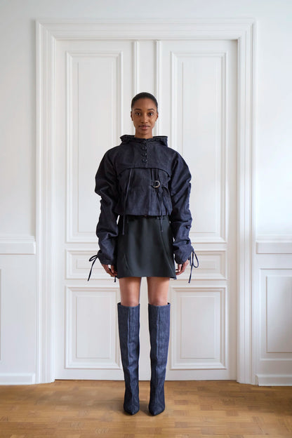 Ofia Denim Reversible Parka Vest