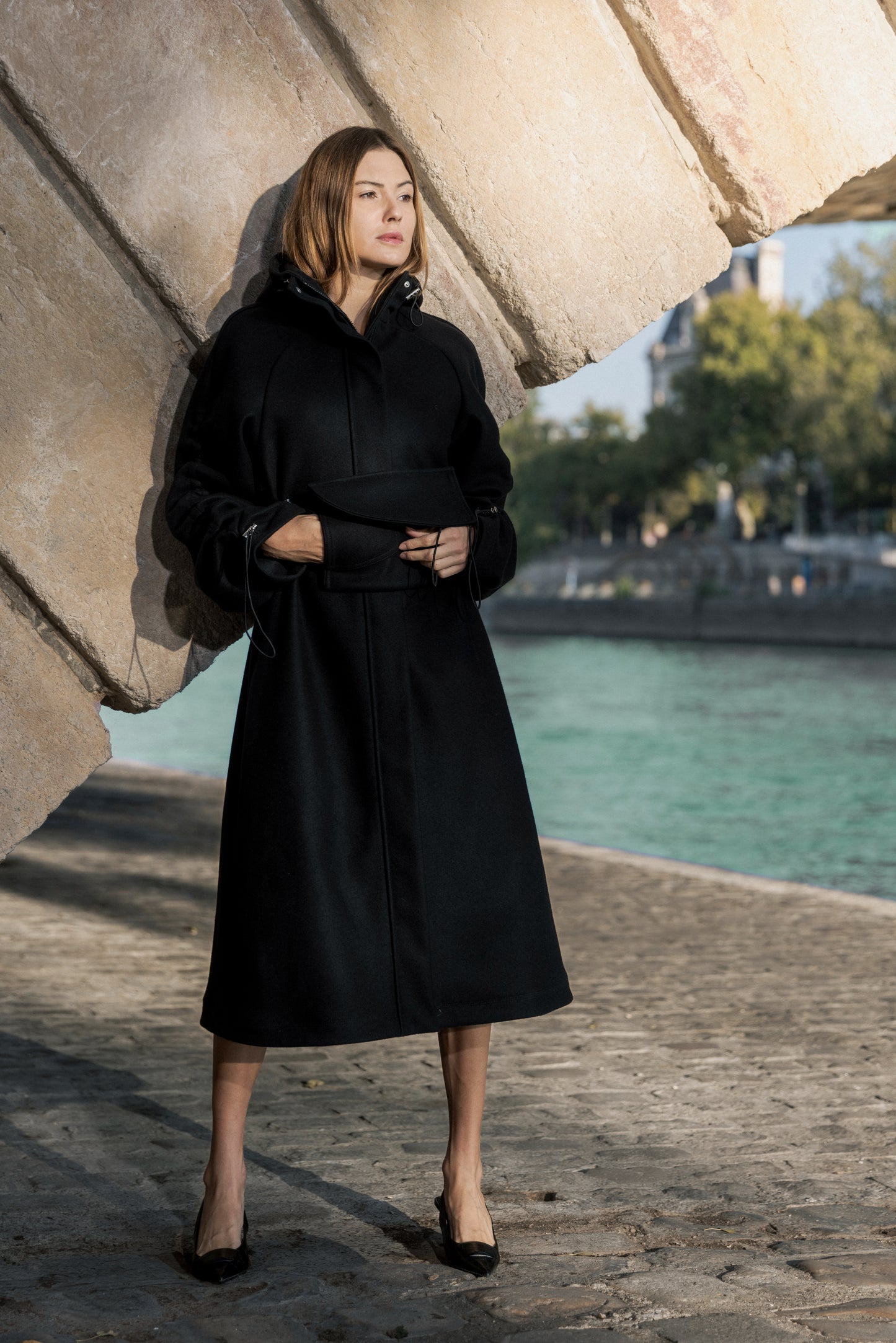 Anna Parka Wool Coat