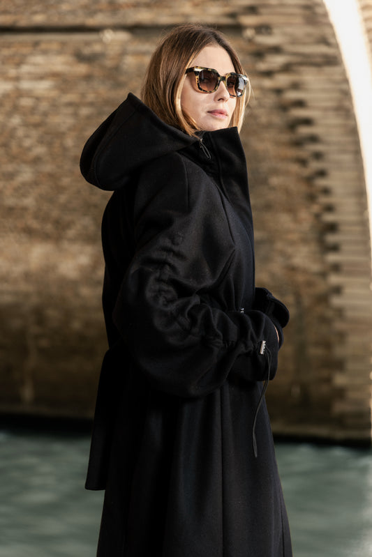 Anna Parka Wool Coat