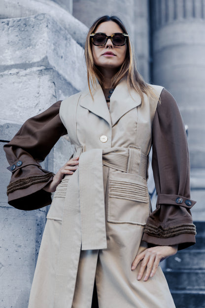 Nina Long Vest Coat