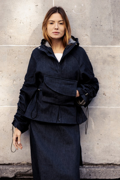 Lisa Denim Parka Jacket