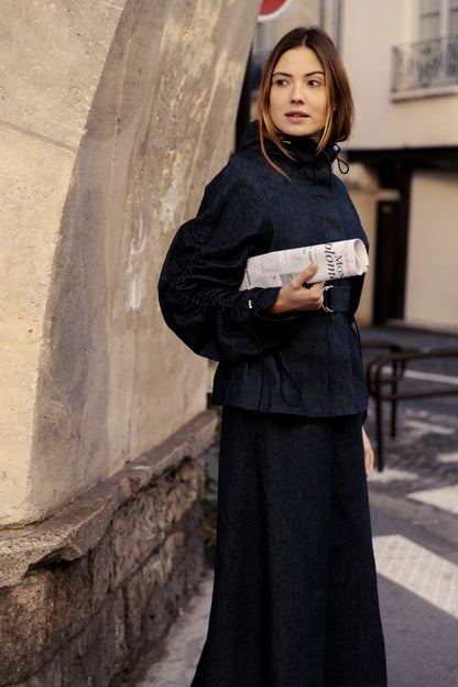 Lisa Denim Parka Jacket