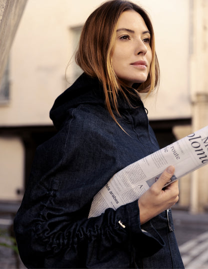 Lisa Denim Parka Jacket