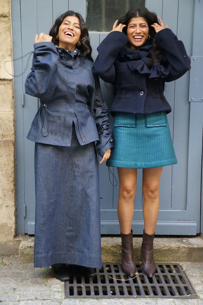 Lisa Denim Parka Jacket