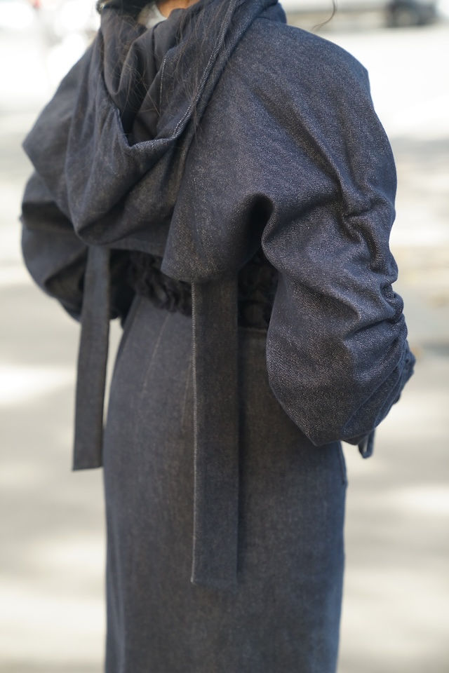 Ofia Denim Hoodie Sleeves