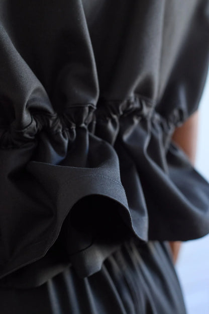 Ofia Black Reversible Parka Vest