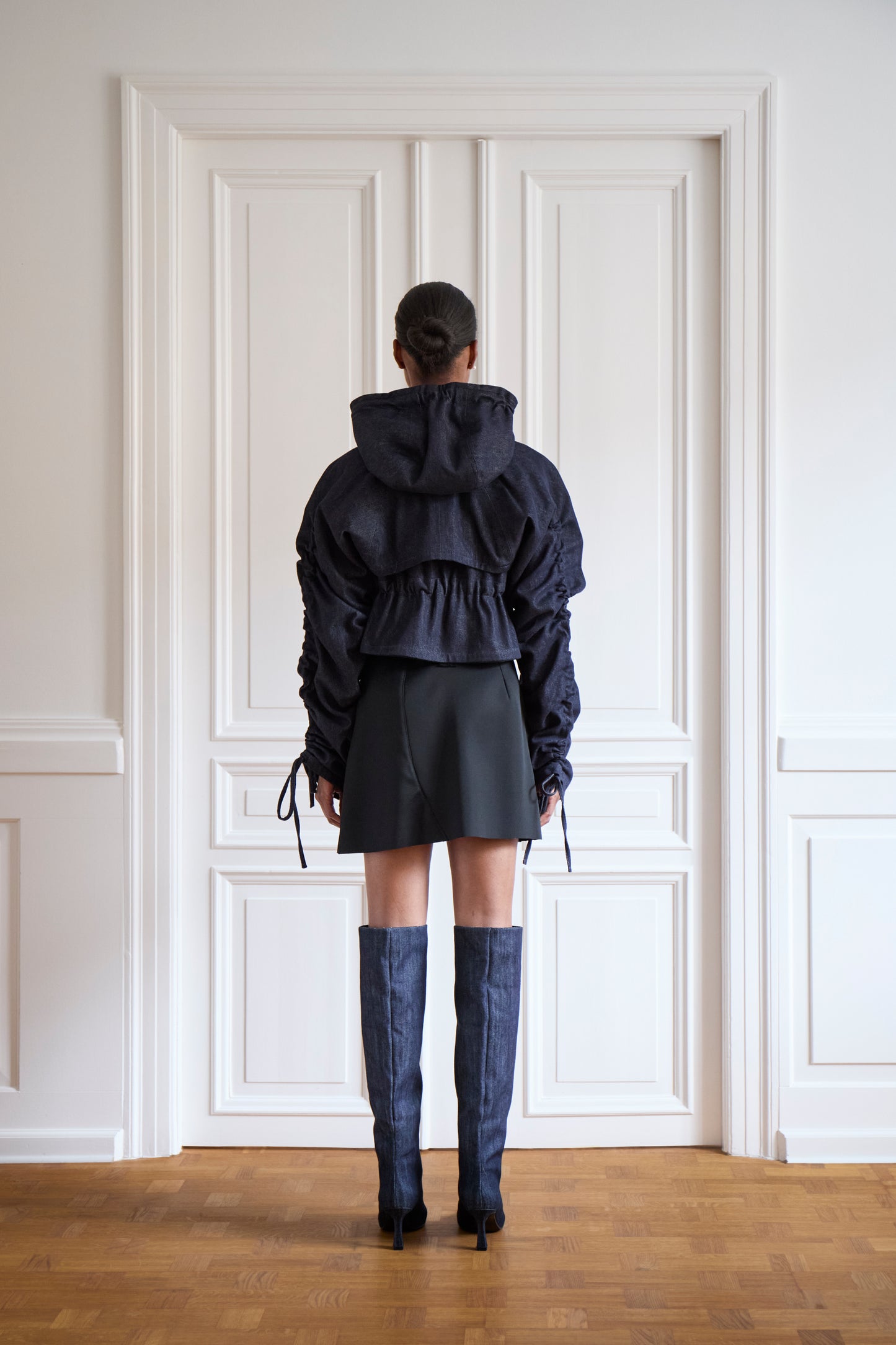 Ofia Denim Reversible Parka Vest