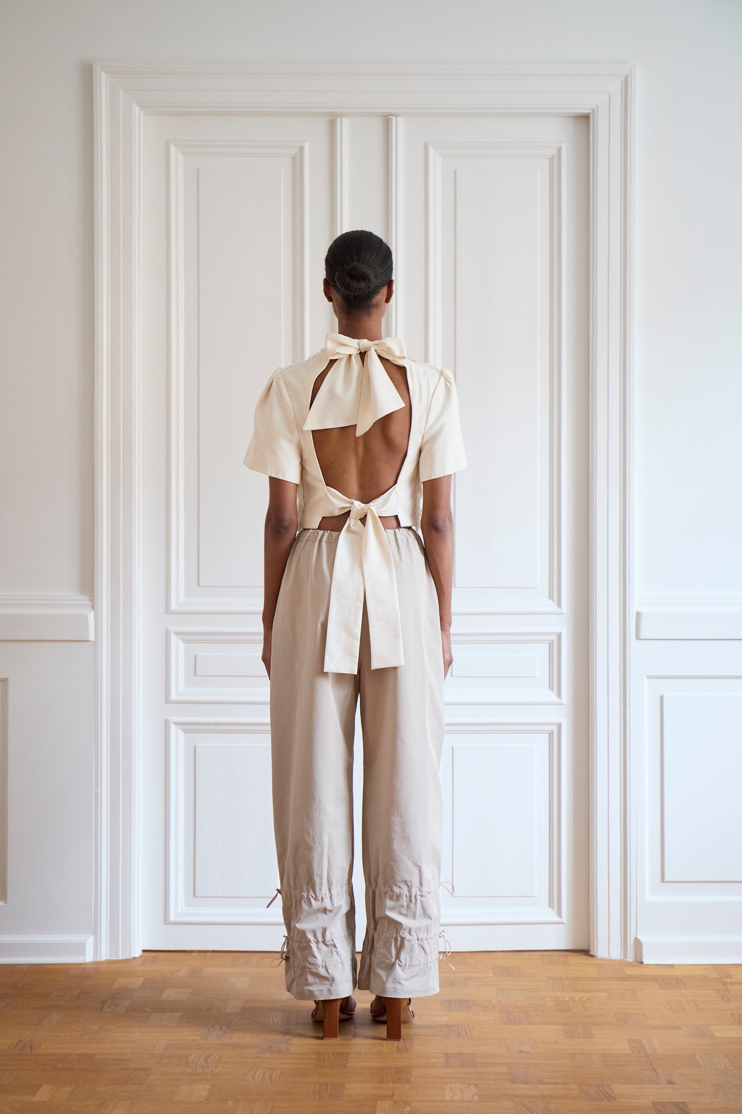 Navia Blouse — Creme