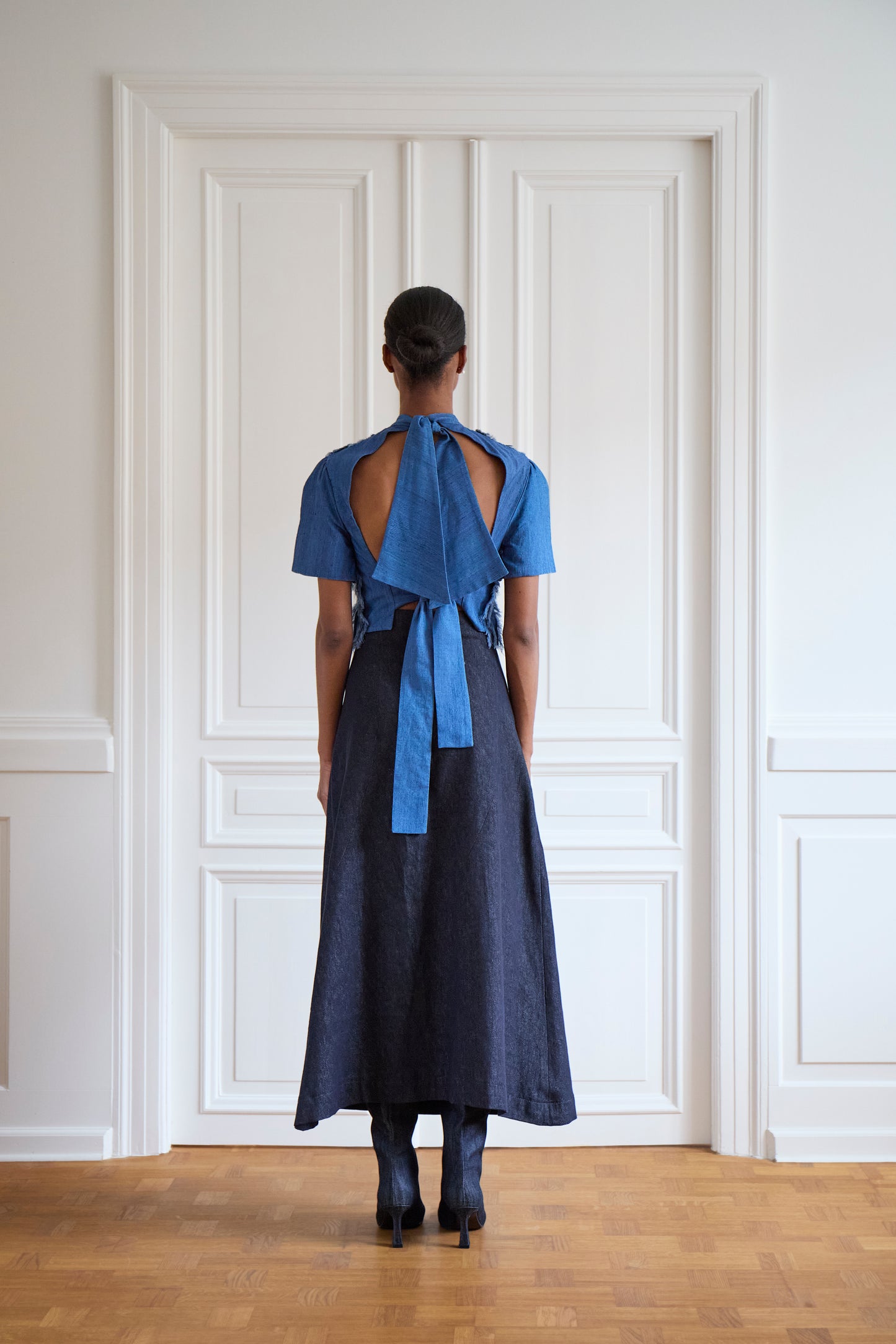 Navia Blouse — Blue