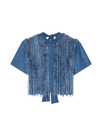 Navia Blouse — Blue