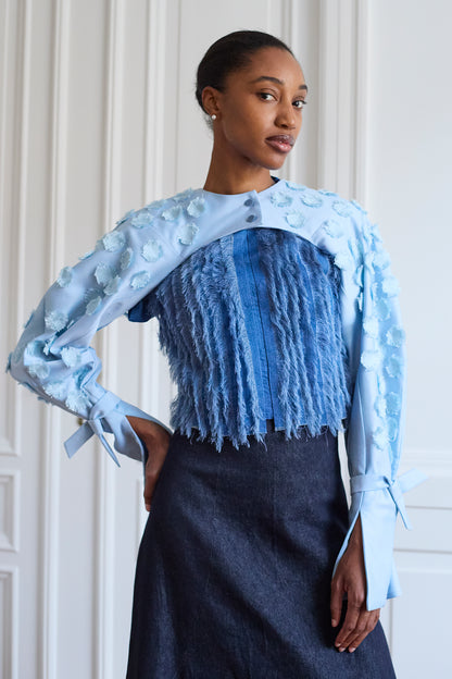 Navia Blouse — Blue