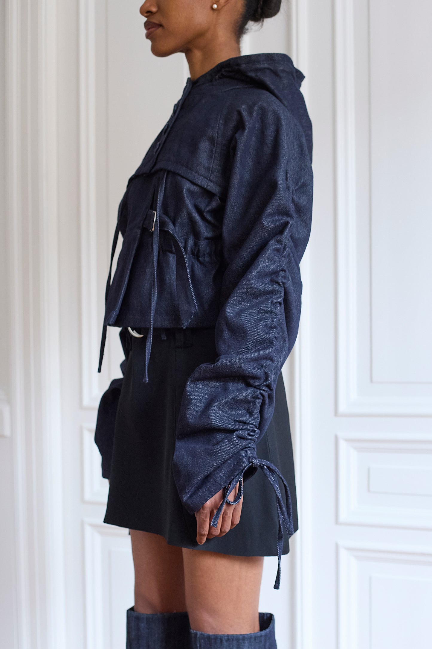 Ofia Denim Reversible Parka Vest