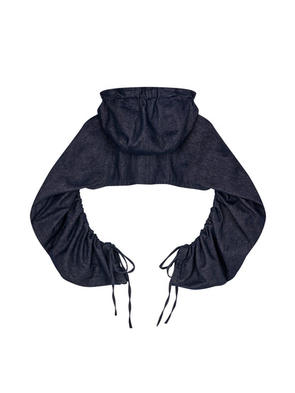 Ofia Denim Hoodie Sleeves