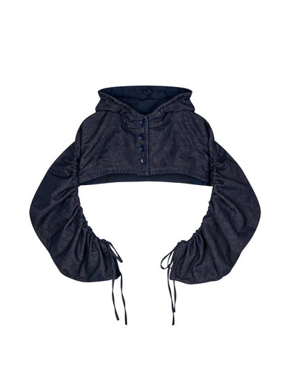 Ofia Denim Hoodie Sleeves
